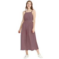 Dull Purple - Boho Sleeveless Summer Dress by FashionLane