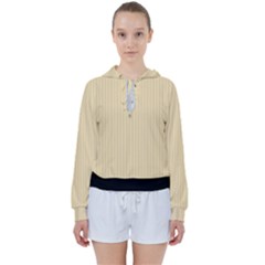 Pale Orange - Women s Tie Up Sweat by FashionLane