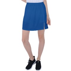 Dark Cerulean - Tennis Skirt by grixelspaanggala