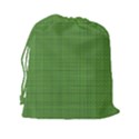 Green knitting Drawstring Pouch (2XL) View2