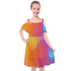 Chevron Line Poster Music Kids  Cut Out Shoulders Chiffon Dress by Mariart