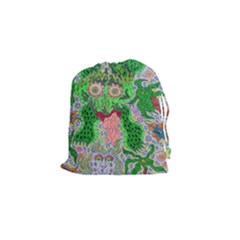 Supersonicfrog Drawstring Pouch (small) by chellerayartisans