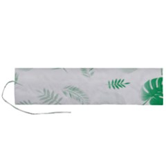 Flower Branch Corolla Wreath Vector Roll Up Canvas Pencil Holder (l) by HermanTelo