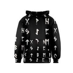 Elder Futhark Rune Set Collected Inverted Kids  Pullover Hoodie by WetdryvacsLair