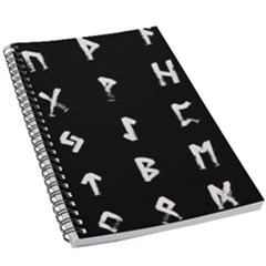 Elder Futhark Rune Set Collected Inverted 5 5  X 8 5  Notebook by WetdryvacsLair