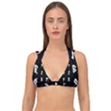 Elder Futhark Rune Set Collected Inverted Double Strap Halter Bikini Top View1