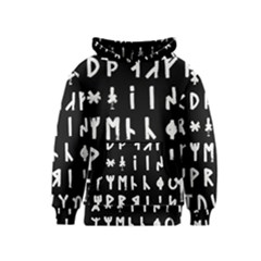 Complete Dalecarlian Rune Set Inverted Kids  Pullover Hoodie by WetdryvacsLair