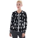 Complete Dalecarlian Rune Set Inverted Velvet Zip Up Jacket View1