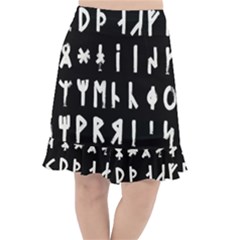 Complete Dalecarlian Rune Set Inverted Fishtail Chiffon Skirt by WetdryvacsLair