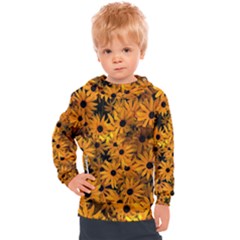 Rudbeckias  Kids  Hooded Pullover by Sobalvarro