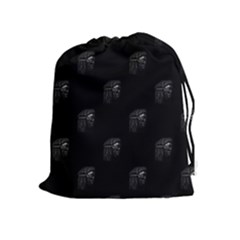 Arfican Head Sculpture Motif Print Pattern Drawstring Pouch (xl) by dflcprintsclothing