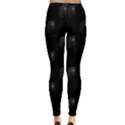 Arfican Head Sculpture Motif Print Pattern Inside Out Leggings View2
