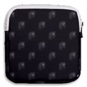 Arfican Head Sculpture Motif Print Pattern Mini Square Pouch View2