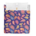 Blue Paisley Print 2 Duvet Cover Double Side (Full/ Double Size) View2