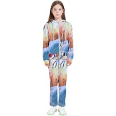 Paysage D hiver Kids  Tracksuit by sfbijiart