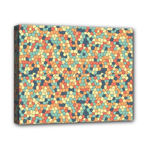 Mosaic Print 2 Canvas 10  X 8  (stretched) by designsbymallika