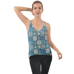 Ceramic Tile Pattern Chiffon Cami by designsbymallika