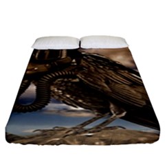 Apocalyptic Future Concept Artwork Fitted Sheet (king Size) by dflcprintsclothing