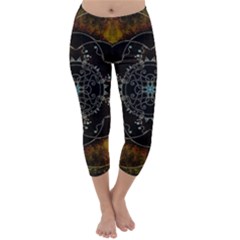 Mandala - 0005 - The Pressing Capri Winter Leggings  by WetdryvacsLair