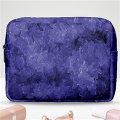 Lilac Abstract Make Up Pouch (large) by Dazzleway