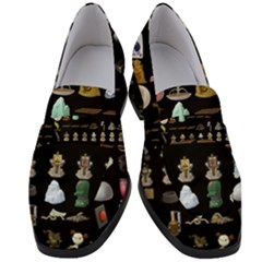 Glitch Glitchen Misc Three Women s Chunky Heel Loafers by WetdryvacsLair