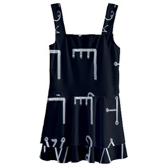 Heinrich Cornelius Agrippa Of Occult Philosophy 1651 Passing Of The River Collected Inverted Square Kids  Layered Skirt Swimsuit by WetdryvacsLair