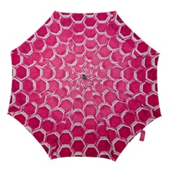 Hexagon Windows Hook Handle Umbrellas (small) by essentialimage