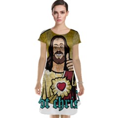 Buddy Christ Cap Sleeve Nightdress by Valentinaart