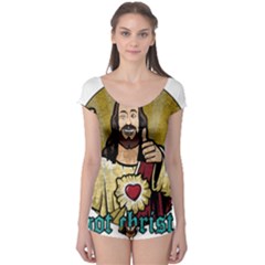 Buddy Christ Boyleg Leotard  by Valentinaart