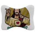 Buddy Christ Velour Seat Head Rest Cushion View1