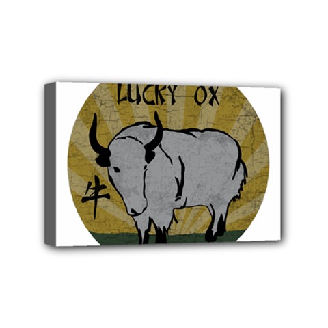 Chinese New Year ¨c Year Of The Ox Mini Canvas 6  X 4  (stretched) by Valentinaart