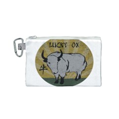 Chinese New Year ¨c Year Of The Ox Canvas Cosmetic Bag (small) by Valentinaart