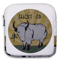 Chinese New Year ¨c Year Of The Ox Mini Square Pouch by Valentinaart