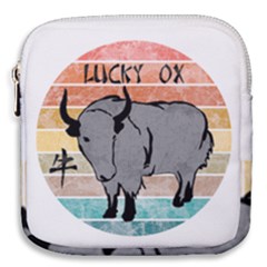 Chinese New Year ¨c Year Of The Ox Mini Square Pouch by Valentinaart