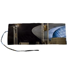 Montevideo Airport Night Scene, Uruguay Roll Up Canvas Pencil Holder (s) by dflcprintsclothing