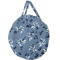 Abstract fashion style  Giant Round Zipper Tote View1