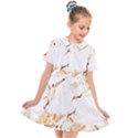 Birds and flowers  Kids  Short Sleeve Shirt Dress View1