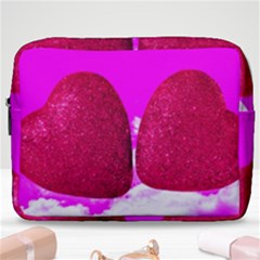 Two Hearts Make Up Pouch (large) by essentialimage