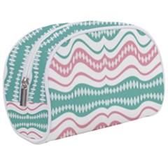 Waving Lines Vivid Pattern Make Up Case (medium) by dflcprintsclothing