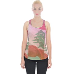 Lebanon Piece Up Tank Top by AwesomeFlags