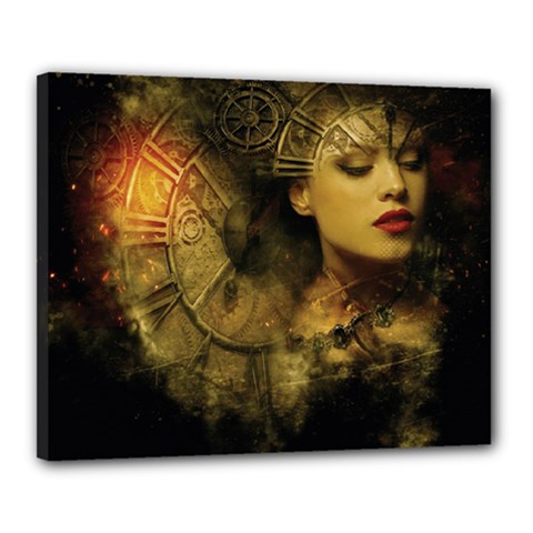 Surreal Steampunk Queen From Fonebook Canvas 20  X 16  (stretched) by 2853937