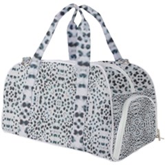 Dots Motif Geometric Print Design Burner Gym Duffel Bag by dflcprintsclothing