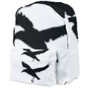 Seagull Flying Silhouette Drawing 2 Giant Full Print Backpack View4