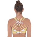 Ice Cream Dessert Summer Cross String Back Sports Bra View2