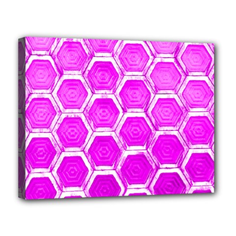 Hexagon Windows  Canvas 14  X 11  (stretched) by essentialimage365