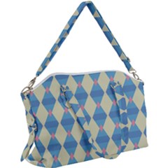 Pattern Texture Chevron Canvas Crossbody Bag by Dutashop
