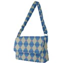 Pattern Texture Chevron Full Print Messenger Bag (S) View1