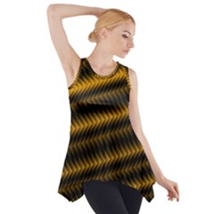 Ornament Stucco Side Drop Tank Tunic by Dutashop