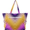 Wave Line Waveform Sound Orange Simple Shoulder Bag View3