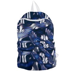 Structure Blue Background Foldable Lightweight Backpack by Dutashop